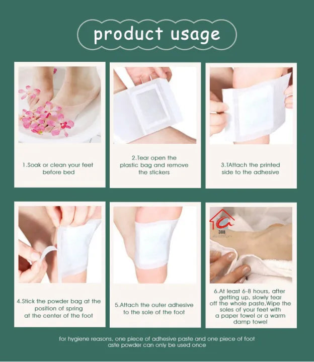 Kinoki Foot Pads Detox Foot Pads for Release Body Activating