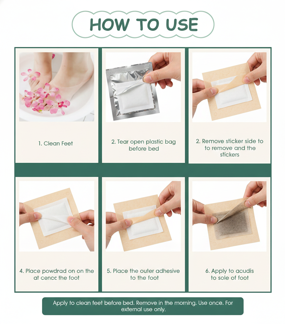 Kinoki Foot Pads Detox Foot Pads for Release Body Activating