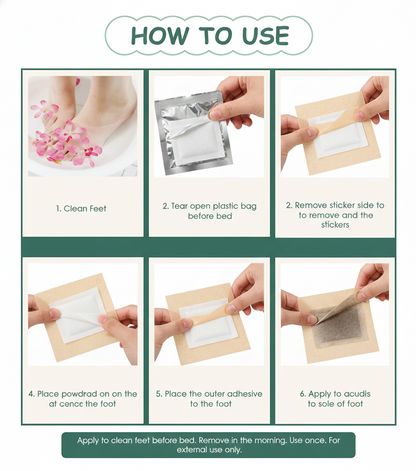 Kinoki Foot Pads Detox Foot Pads for Release Body Activating